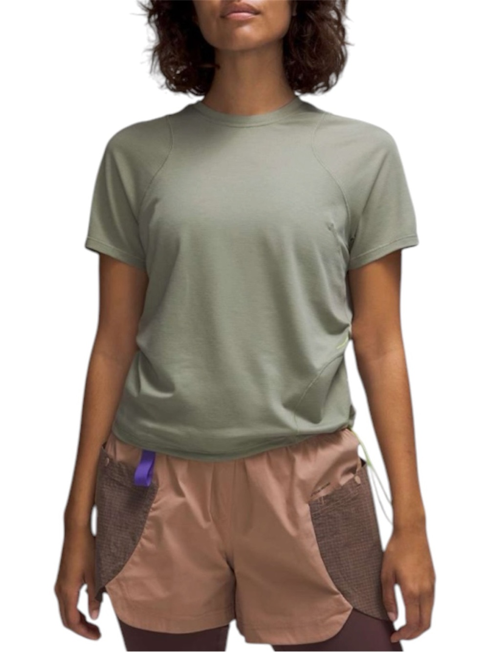 Lululemon Lightweight Cinched Hem Hiking T-Shirt
Laurel Green Womens Size 4